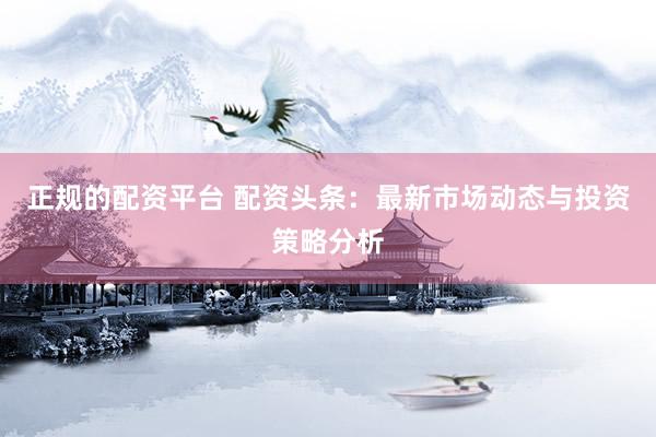 正规的配资平台 配资头条：最新市场动态与投资策略分析