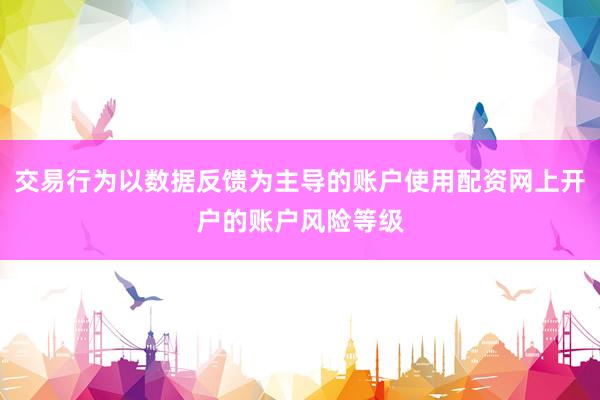 交易行为以数据反馈为主导的账户使用配资网上开户的账户风险等级